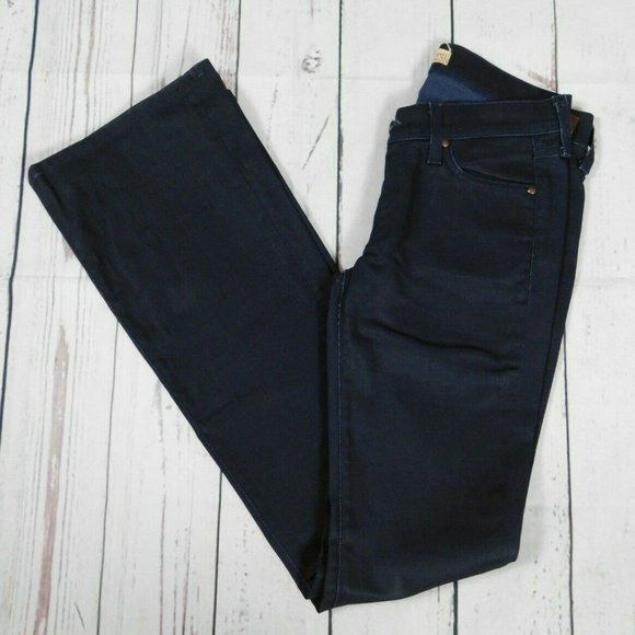 Bread Dark Wash Coated 5 Pocket Cali Boot Jeans - Size 26 - Picture 3 of 3